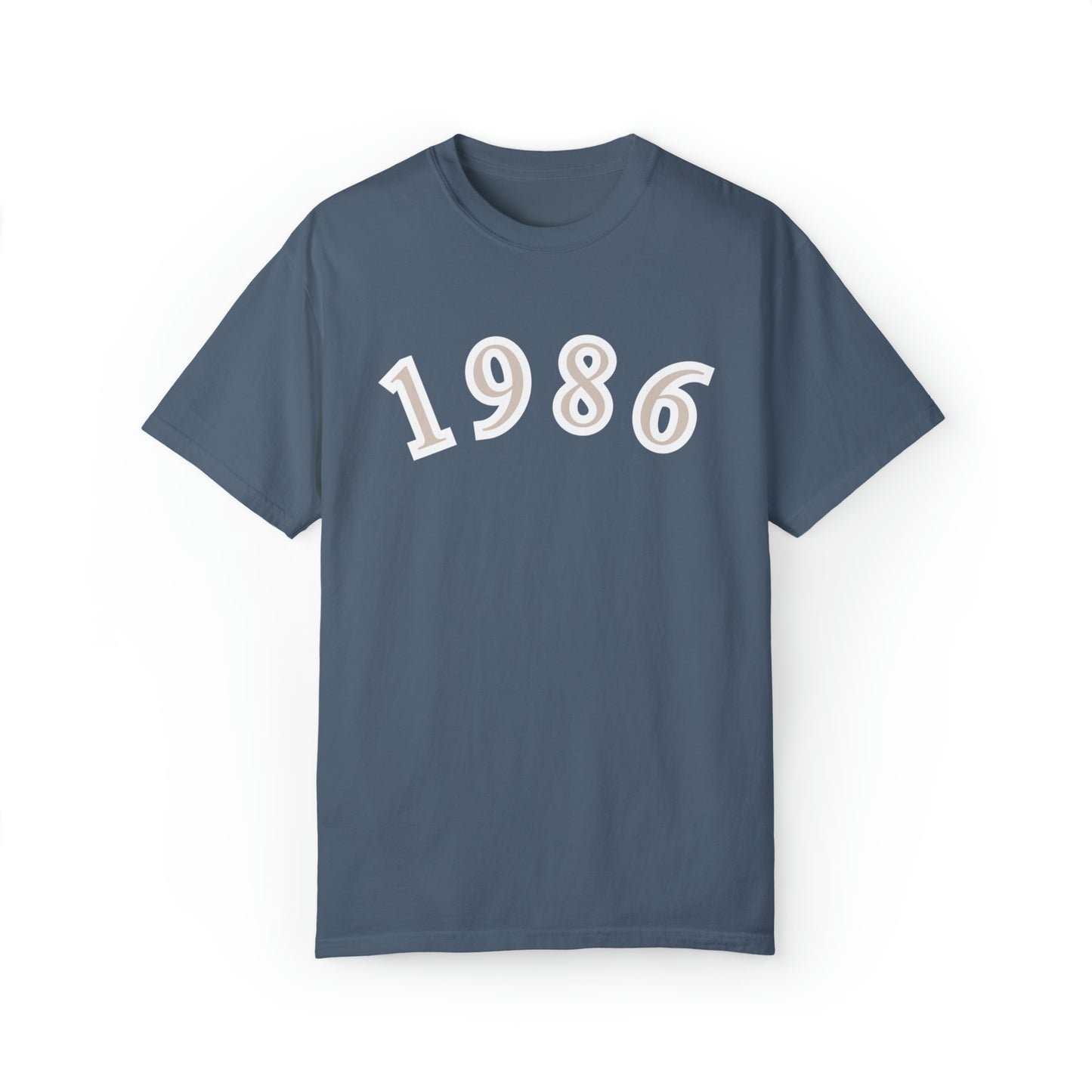 1986, Unisex Heavy Weight T-shirt