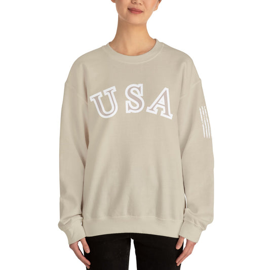 USA, Unisex Heavy Blend Crewneck Sweatshirt