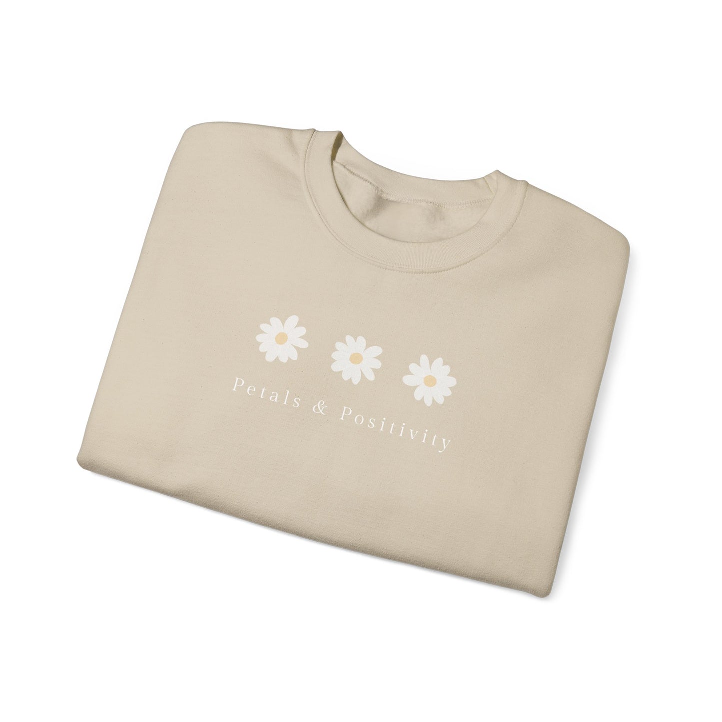 Daisy Crewneck Sweatshirt - Petals & Positivity Design