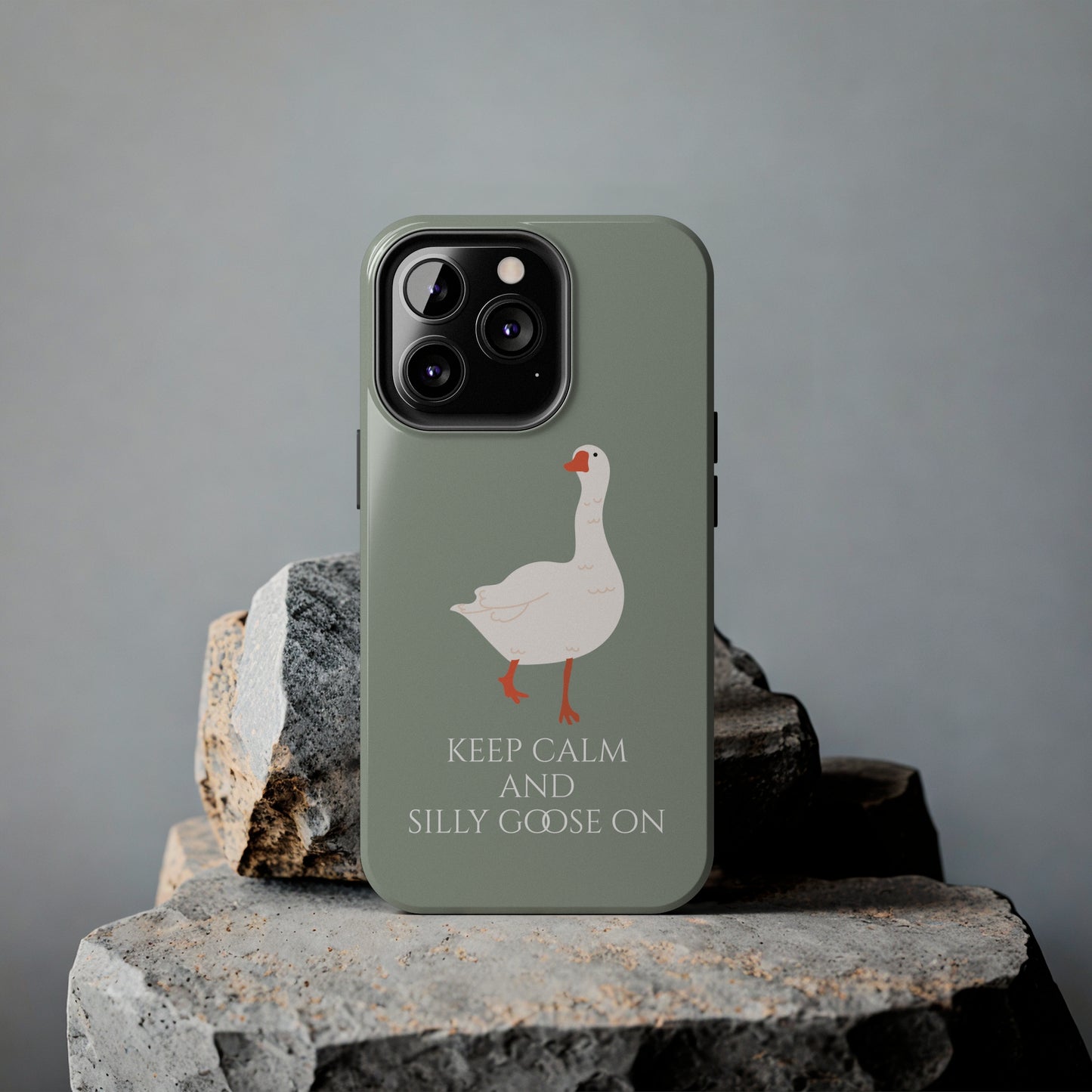 Silly Goose iPhone Case Tough Phone Case