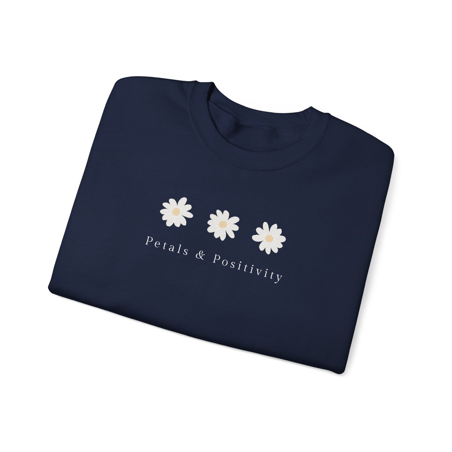 Daisy Crewneck Sweatshirt - Petals & Positivity Design