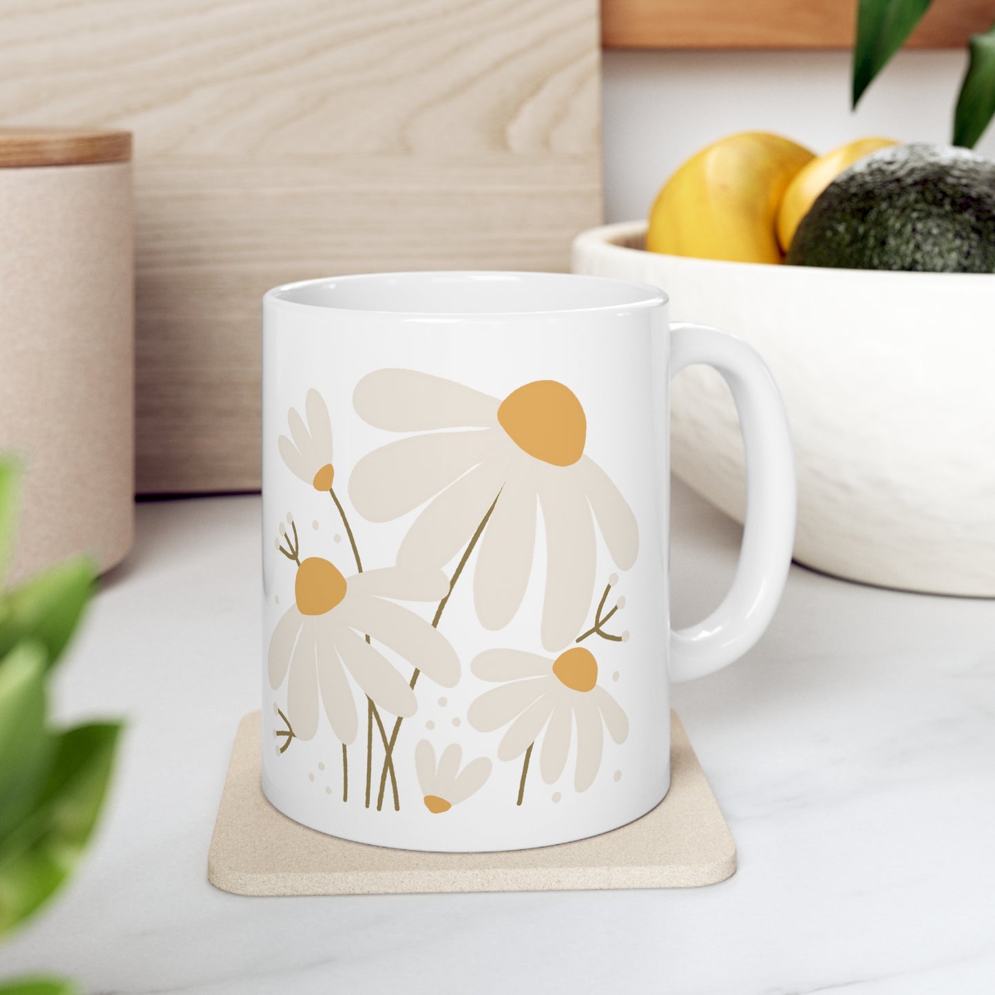 Daisy | Wildflower Coffee Ceramic Cup