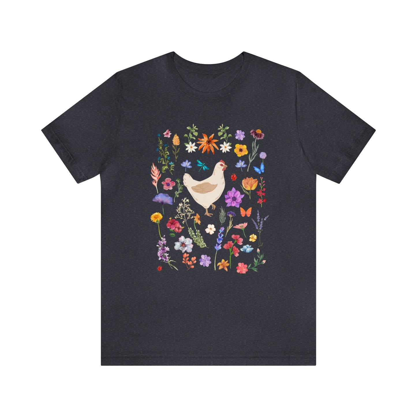 Chicken Flower Field T-Shirt