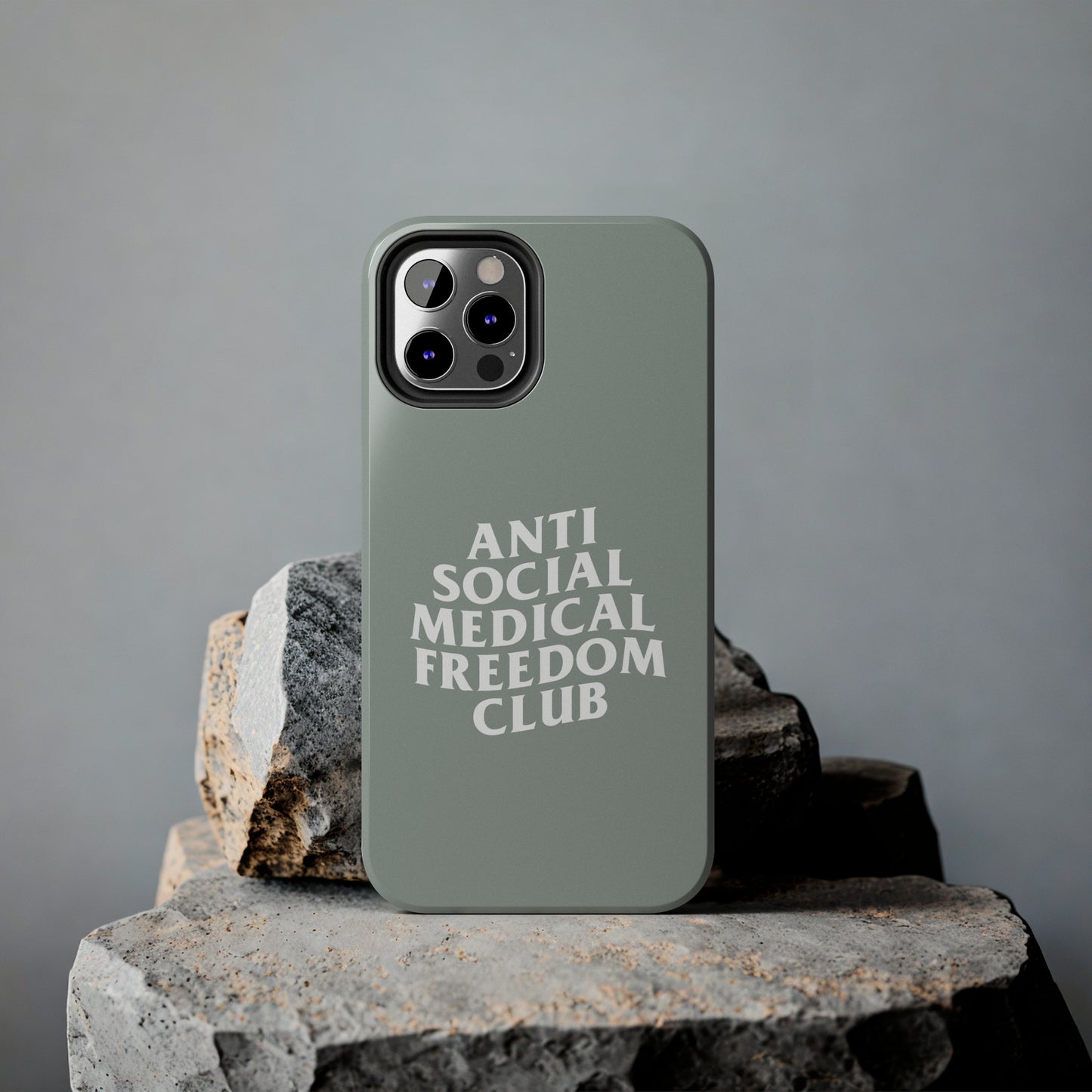 Anti Social Medical Freedom Club Tough Phone Case