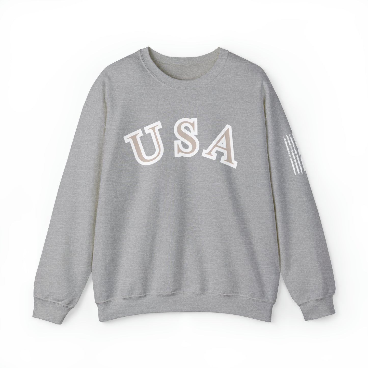 USA, Unisex Heavy Blend Crewneck Sweatshirt